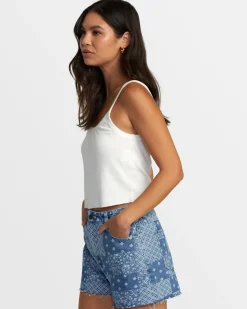 RVCA PACIFIC DENIM SHORTS Blue Rinse