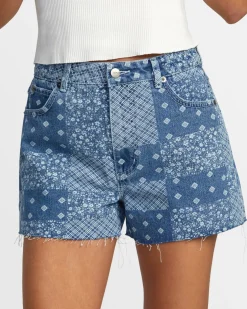 RVCA PACIFIC DENIM SHORTS Blue Rinse