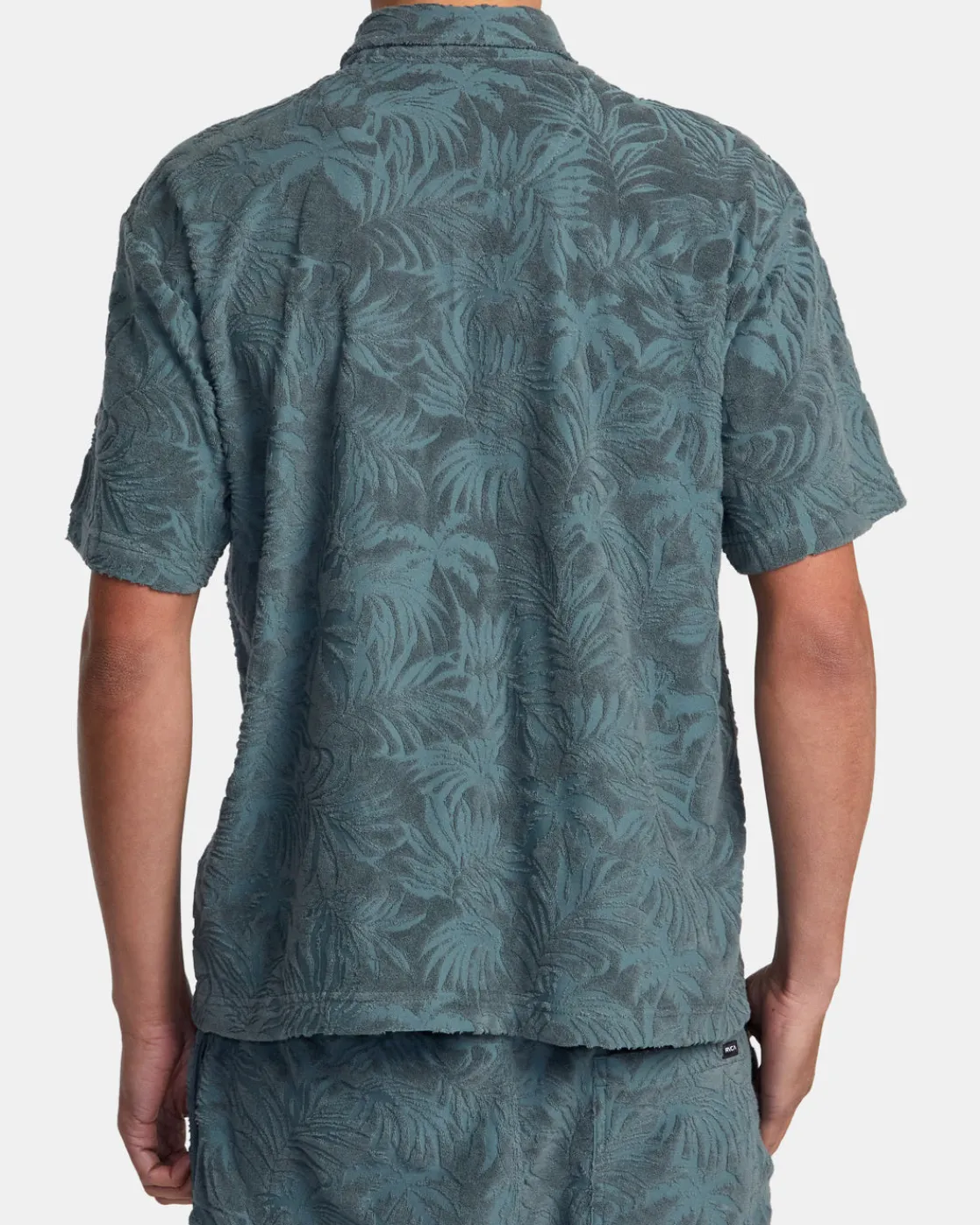 RVCA PALMS DOWN SHORT SLEEVE SHIRT Balsam Green