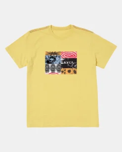 RVCA PATCHWORK TEE Jojoba Best