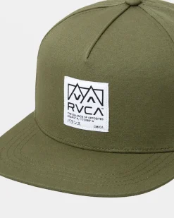 RVCA PEAKS SNAPBACK HAT Jade Best