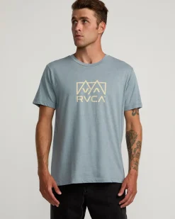 RVCA PEAKS TEE Flint Stone New