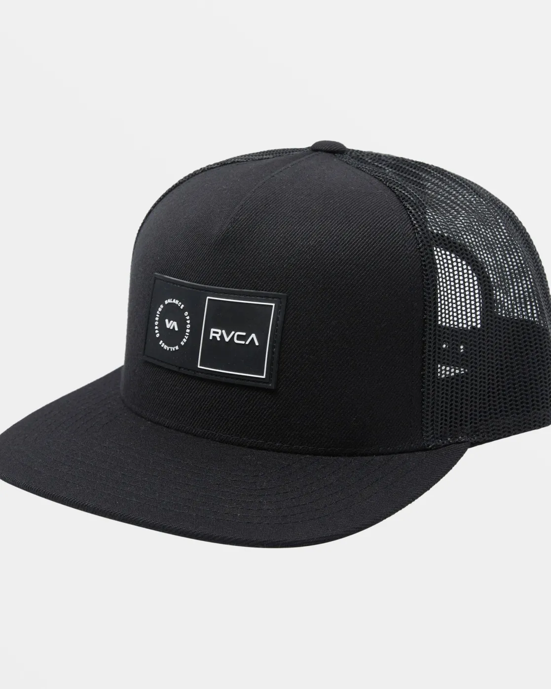 RVCA PLATFORM TRUCKER HAT Black Hot
