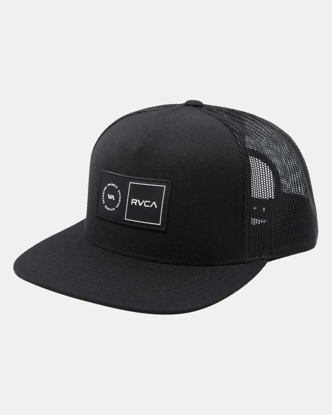 RVCA PLATFORM TRUCKER HAT Black Hot