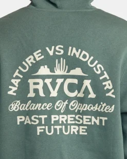 RVCA PLEIN VIEW HOODIE Jade Discount