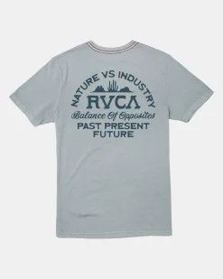 RVCA PLEIN VIEW TEE Monument Sale