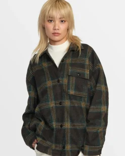 RVCA POLAR BIRDIE SHACKET Chocolate Torte Best