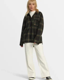 RVCA POLAR BIRDIE SHACKET Chocolate Torte Best