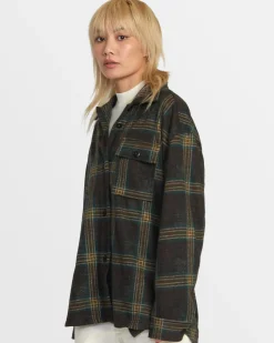 RVCA POLAR BIRDIE SHACKET Chocolate Torte Best