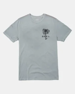 RVCA POMMIER PALMS TEE Monument New