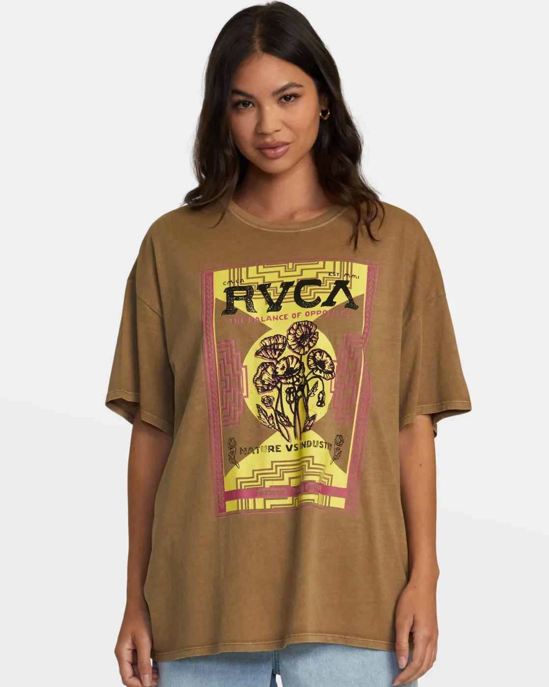 RVCA POPPIES CONCERT TEE Ermine Online