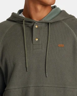 RVCA PORT HOODIE Olive Sale