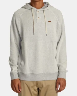 RVCA PORT HOODIE Silver Bleach Best