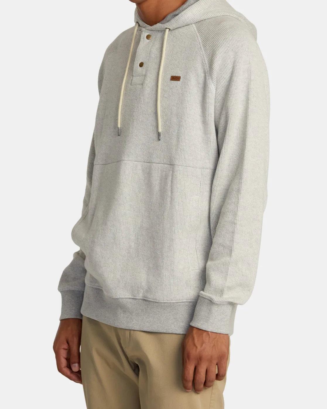 RVCA PORT HOODIE Silver Bleach Best