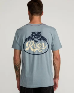RVCA PROWL TEE Flint Stone Hot