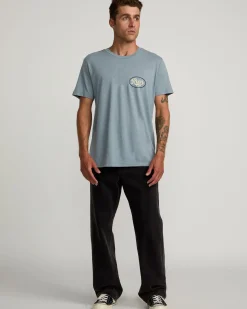 RVCA PROWL TEE Flint Stone Hot