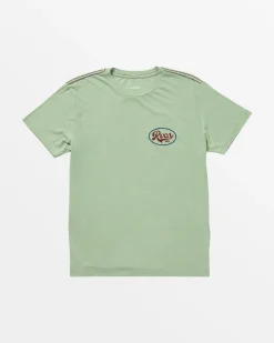 RVCA PROWL TEE Granite Green