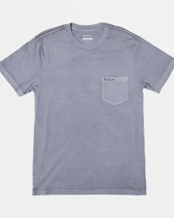 RVCA PTC II PIGMENT TEE Monument Sale
