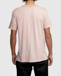 RVCA PTC II PIGMENT TEE Pale Mauve Discount