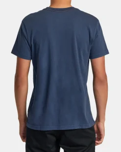 RVCA PTC II PIGMENT TEE Moody Blue Outlet