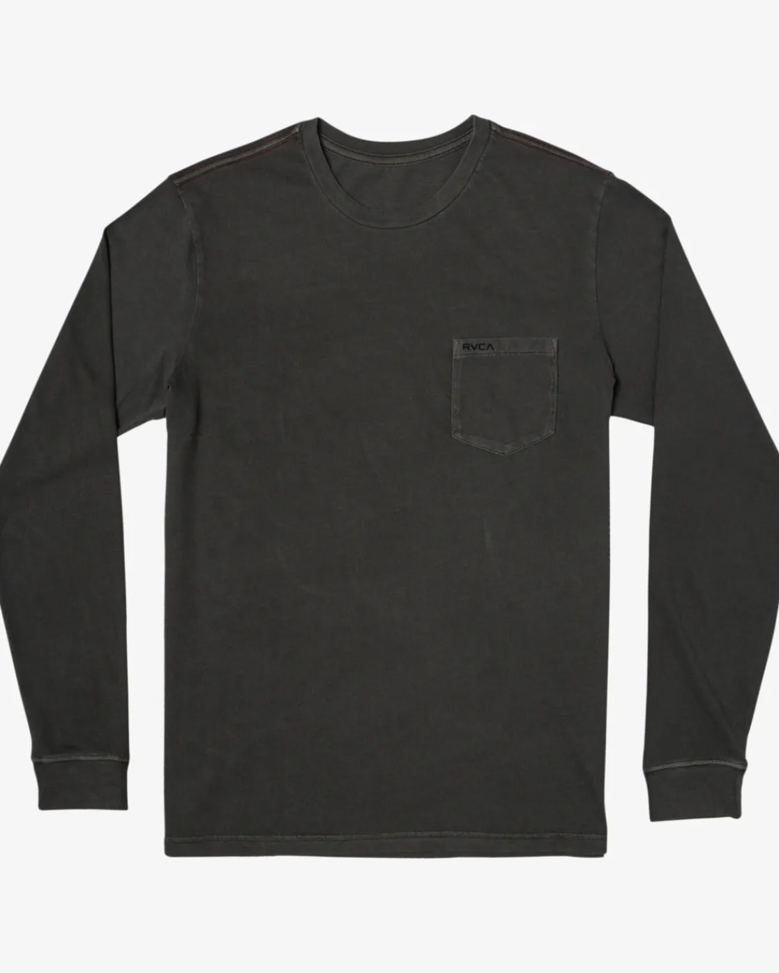 RVCA PTC PIGMENT LONG SLEEVE TEE Pirate Black Clearance