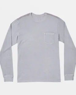 RVCA PTC PIGMENT LONG SLEEVE TEE Monument Clearance