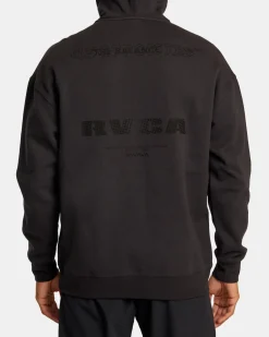 RVCA RADIATE HOODIE Washed Black Outlet