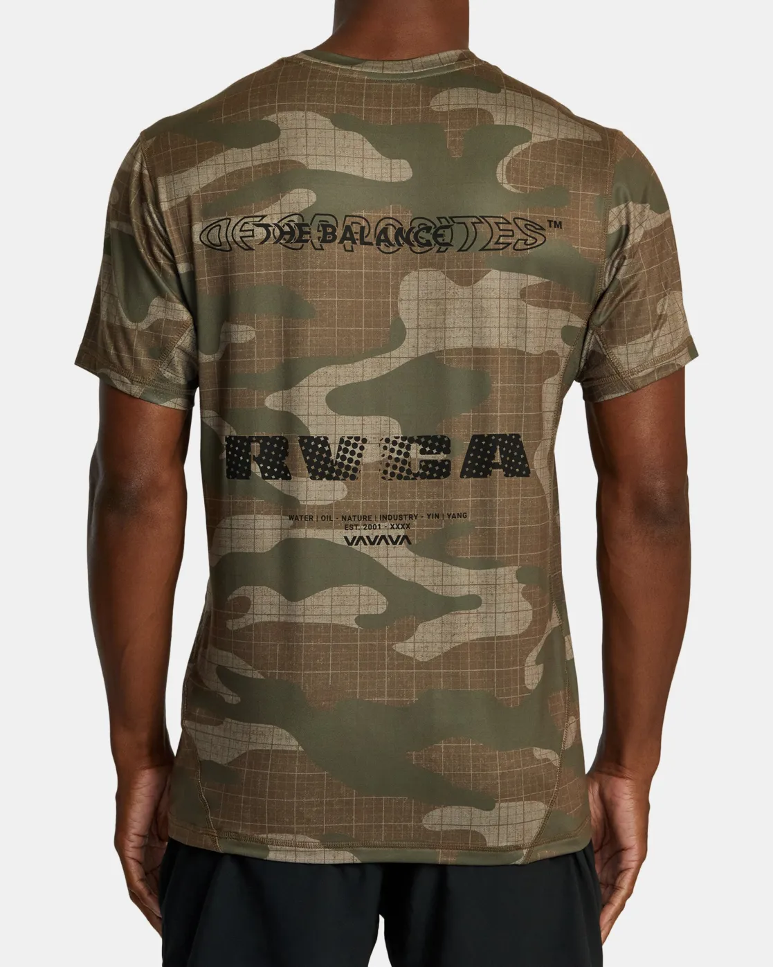 RVCA RADIATE SPORT VENT TEE Desert Camo Discount