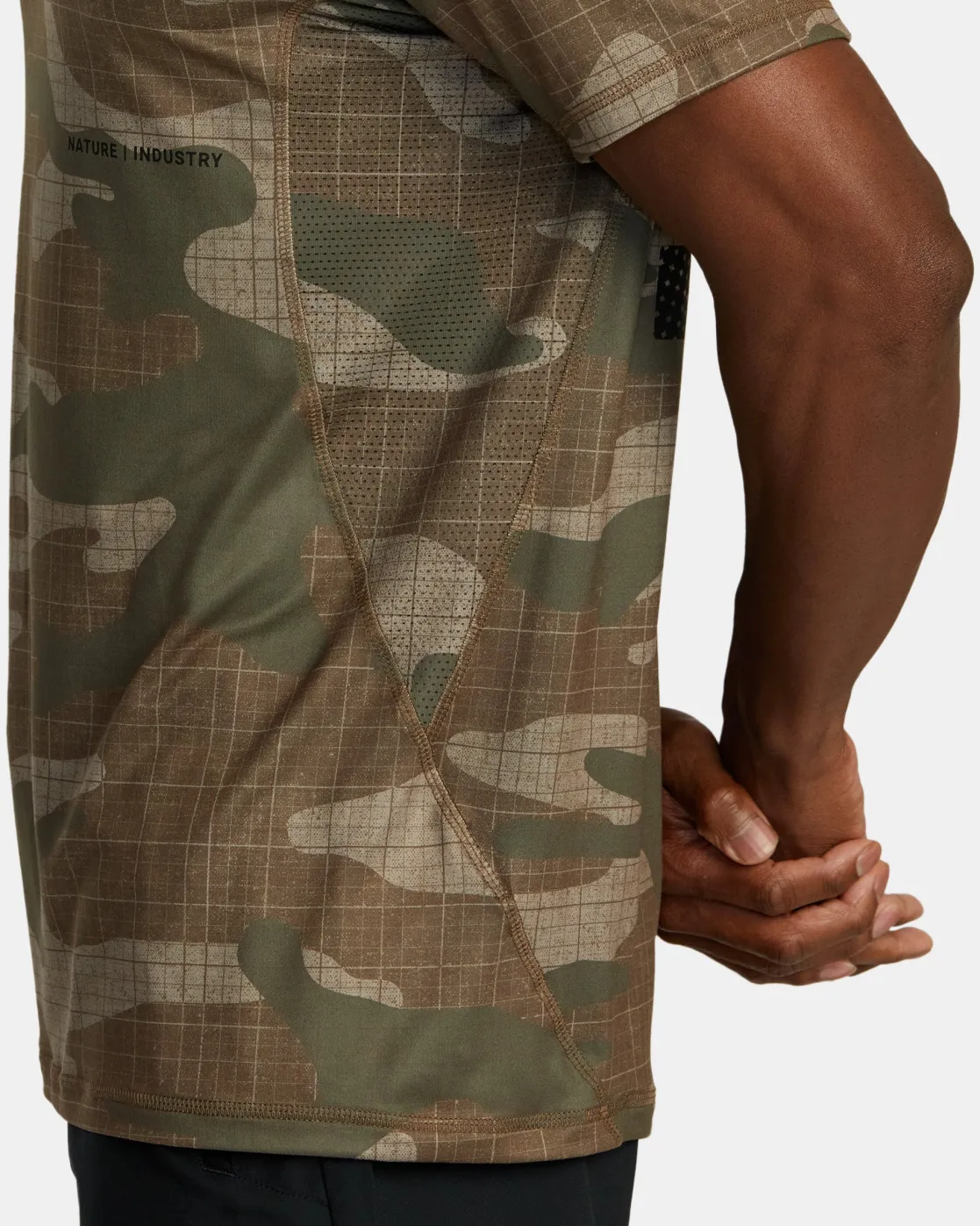 RVCA RADIATE SPORT VENT TEE Desert Camo Discount