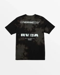 RVCA RADIATE TEE Washed Black Sale