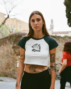 RVCA RAGLAN TEE Ponderosa Pine Sale