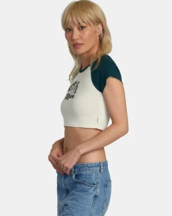 RVCA RAGLAN TEE Ponderosa Pine Sale