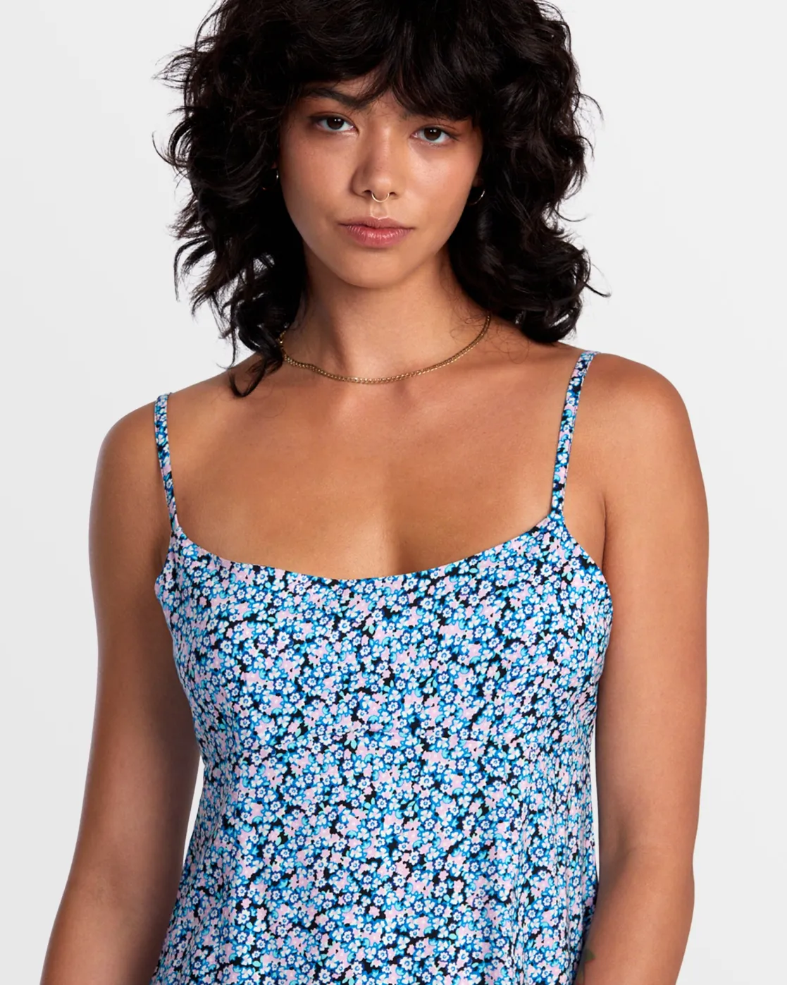RVCA REMI MINI DRESS Black Floral Hot