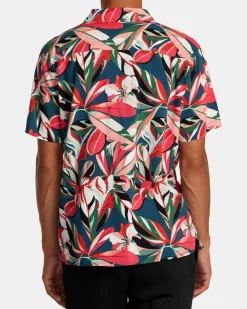 RVCA RESORT SHORT SLEEVE SHIRT Floral Multi Hot