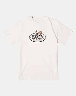 RVCA ROSE TEE Silver Bleach