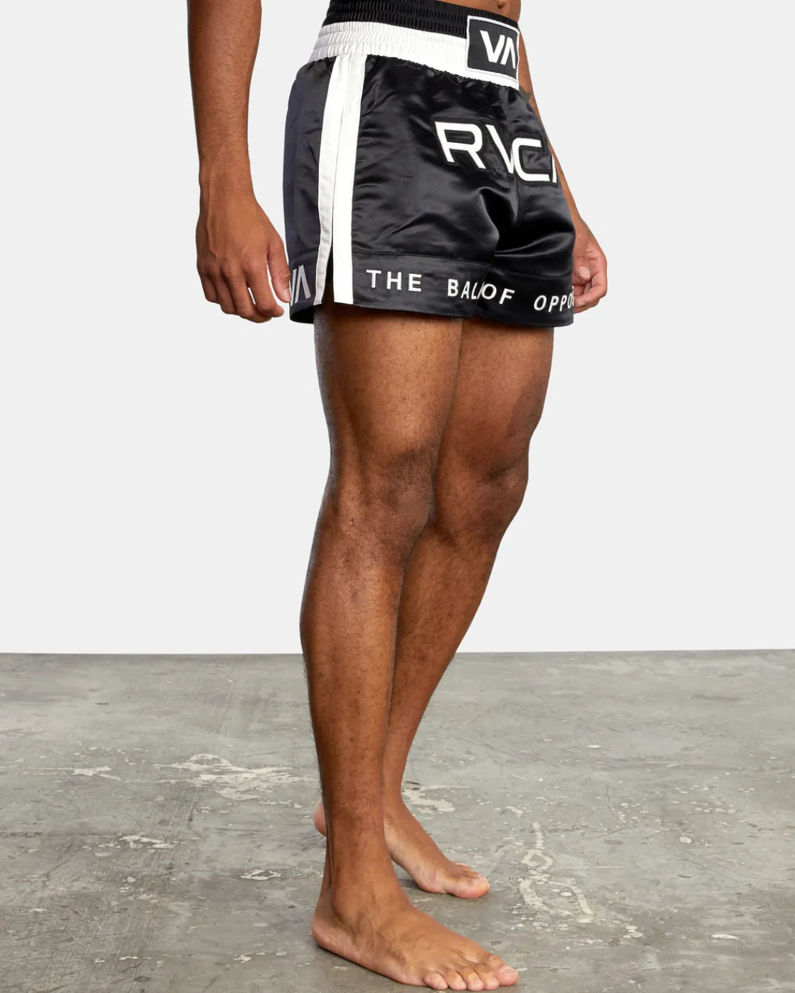RVCA 15" MUAY THAI BOXING SHORTS Black Best