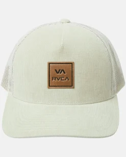 RVCA CURVED TRUCKER HAT Sand Clearance