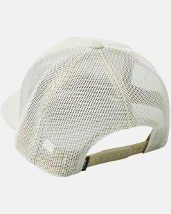 RVCA CURVED TRUCKER HAT Sand Clearance