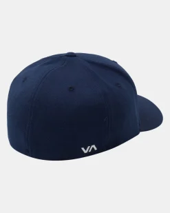 RVCA FLEX FIT HAT Navy Sale