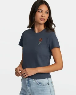RVCA FLOWER TEE Outer Space Sale