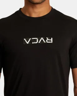 RVCA LAYER FLIP TEE Black Hot