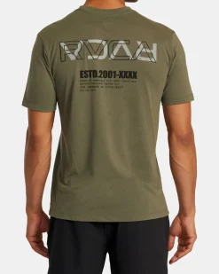 RVCA LAYER FLIP TEE Olive Best