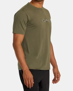 RVCA LAYER FLIP TEE Olive Best