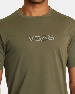 RVCA LAYER FLIP TEE Olive Best