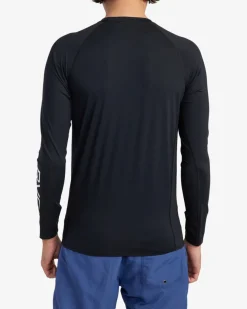RVCA LONG SLEEVE RASHGUARD Black 2 Discount