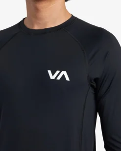 RVCA LONG SLEEVE RASHGUARD Black 2 Discount
