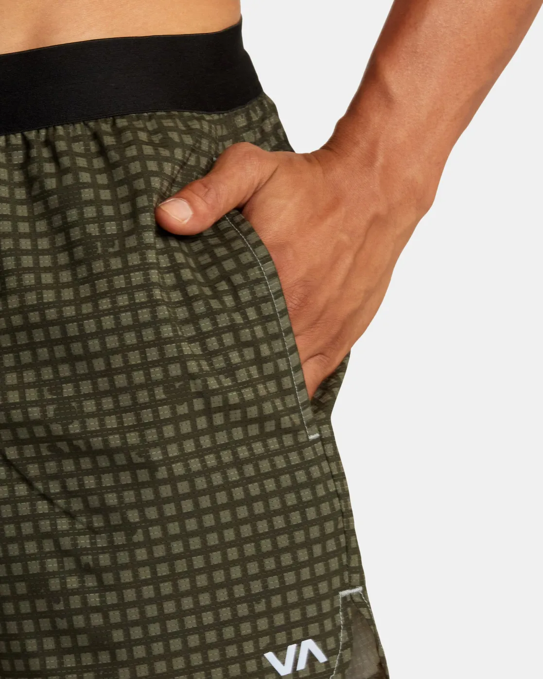 RVCA RUNNER 14" ELASTIC WAIST SHORTS Camo Best