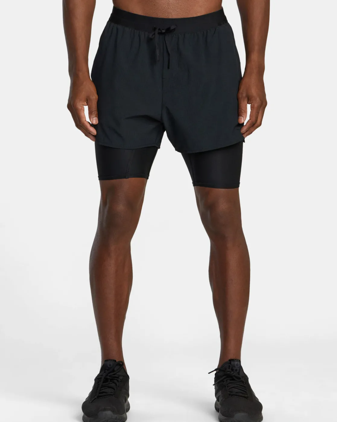 RVCA RUNNER 2-IN-1 SHORTS Black Best