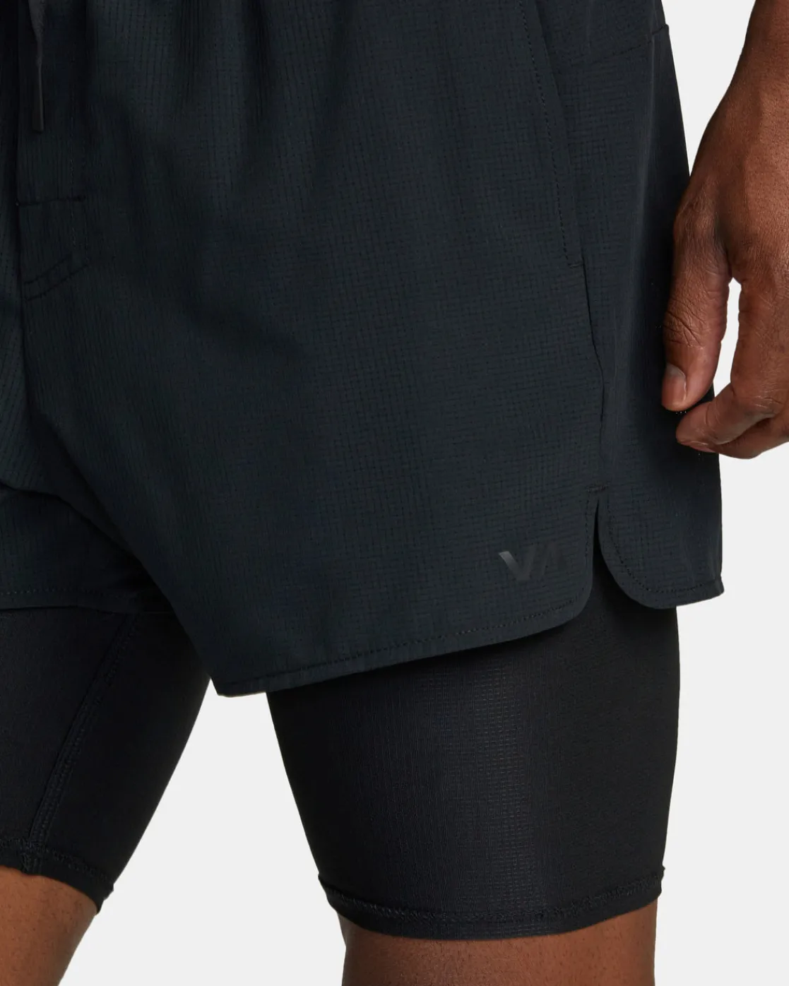 RVCA RUNNER 2-IN-1 SHORTS Black Best
