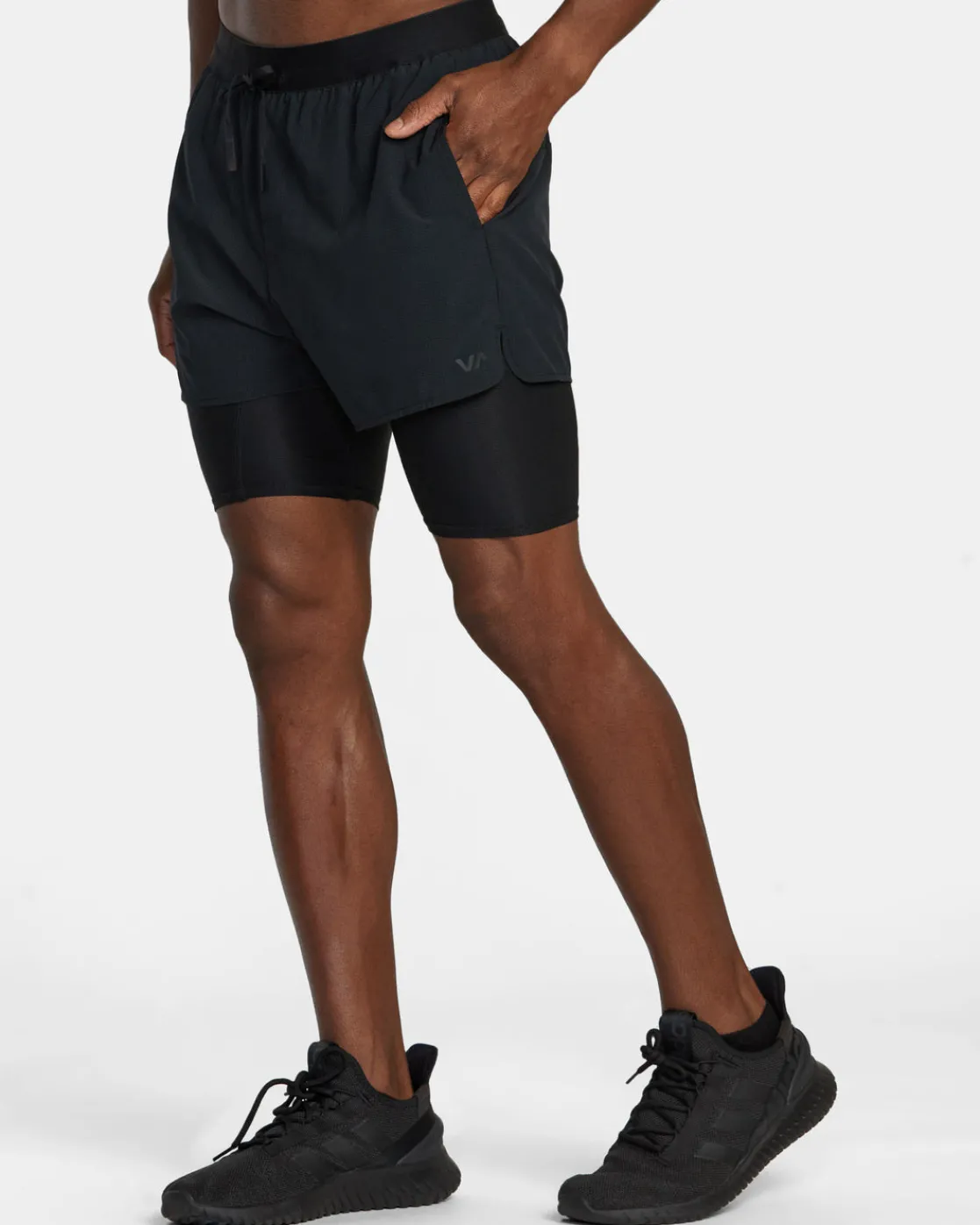 RVCA RUNNER 2-IN-1 SHORTS Black Best
